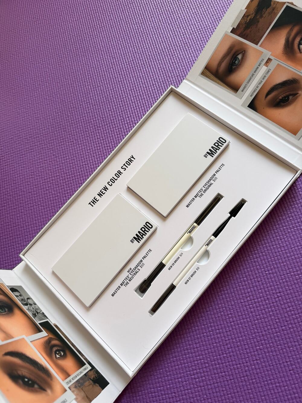 MAKEUP BY MARIO The New Color Story Master Mattes Eyeshadow Palettes Brush Set